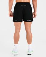 Run 5" Shorts - Black - Image 2