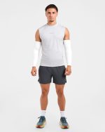Base Layer Arm Sleeves - White - Image 3