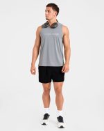 Run Loose Tank - Thunder Grey - Image 7