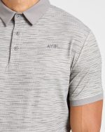 Precision Stripe Polo - Grey - Image 5