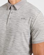 Precision Stripe Polo - Grey - Image 6