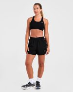 Run Sports Bra - Black - Image 3