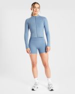 Staple Zip Jacket - Slate Blue - Image 3
