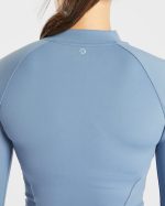 Staple Zip Jacket - Slate Blue - Image 6
