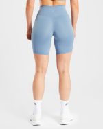 Staple Cycling Shorts - Slate Blue - Image 2