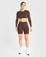 Staple Cycling Shorts - Brown - Image 3