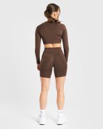 Staple Cycling Shorts - Brown - Image 4