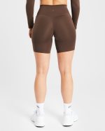 Staple Cycling Shorts - Brown - Image 2