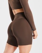 Staple Cycling Shorts - Brown - Image 6