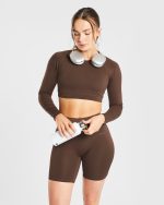 Staple Cycling Shorts - Brown - Image 7