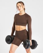 Staple Cycling Shorts - Brown - Image 8