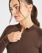 Staple Zip Jacket - Brown - Image 5