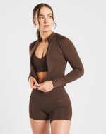 Staple Zip Jacket - Brown - Image 7