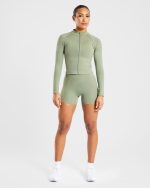 Staple Zip Jacket - Olive Green - Image 3