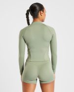 Staple Zip Jacket - Olive Green - Image 2