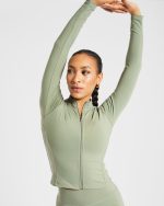Staple Zip Jacket - Olive Green - Image 7