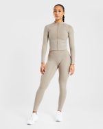 Staple Zip Jacket - Muted Taupe - Image 3