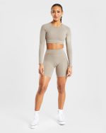 Staple Cycling Shorts - Muted Taupe - Image 3