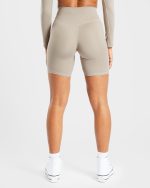 Staple Cycling Shorts - Muted Taupe - Image 2