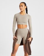 Staple Cycling Shorts - Muted Taupe - Image 8