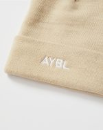Embroidered Beanie - Beige - Image 3