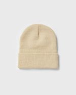 Embroidered Beanie - Beige - Image 2