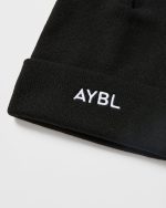 Embroidered Beanie - Black - Image 3