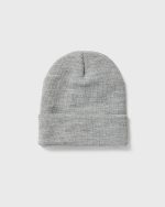 Embroidered Beanie - Grey Marl - Image 2