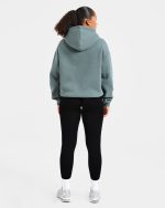 Athletics Applique Oversized Hoodie - Slate - Image 4
