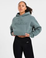 Athletics Applique Oversized Hoodie - Slate - Image 7