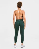 Adapt Seamless Strappy Sports Bra - Deep Forest - Image 4