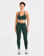 Adapt Seamless Sports Bra - Deep Forest - Image 3