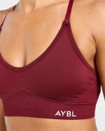 Adapt Seamless Sports Bra - Autumn Red - Image 5
