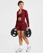 Adapt Seamless Shorts - Autumn Red - Image 8