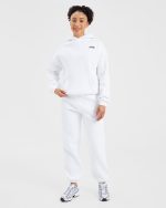 AYBL Sports Club Oversized Hoodie - White - Image 4