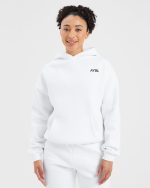 AYBL Sports Club Oversized Hoodie - White - Image 2