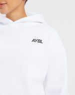 AYBL Sports Club Oversized Hoodie - White - Image 5
