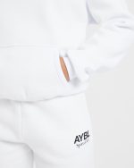 AYBL Sports Club Oversized Joggers - White - Image 5