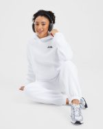 AYBL Sports Club Oversized Hoodie - White - Image 7