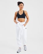 AYBL Sports Club Oversized Joggers - White - Image 7