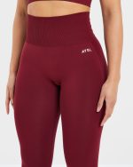Empower Seamless Leggings - Red Wine - Image 5