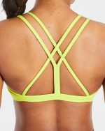 Essential Strappy Sports Bra - Lime Punch - Image 6