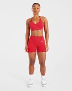 Adapt Seamless Sports Bra - Salsa Red - Image 3