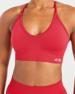 Adapt Seamless Sports Bra - Salsa Red - Image 5
