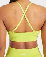 Adapt Seamless Sports Bra - Lime Green - Image 5