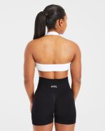 Essential Halterneck Sports Bra - White - Image 2