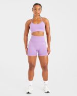 Empower Seamless Sports Bra - Purple - Image 3