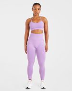 Empower Seamless Leggings - Purple - Image 3