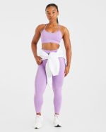 Empower Seamless Leggings - Purple - Image 7