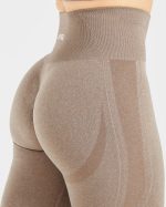 Empower Seamless Leggings - Taupe Marl - Image 6